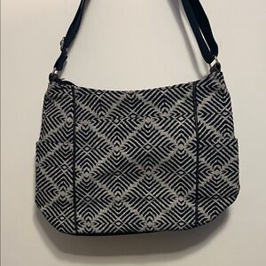 Thirty-One Stylish Navy and White Patterned Women's Bag